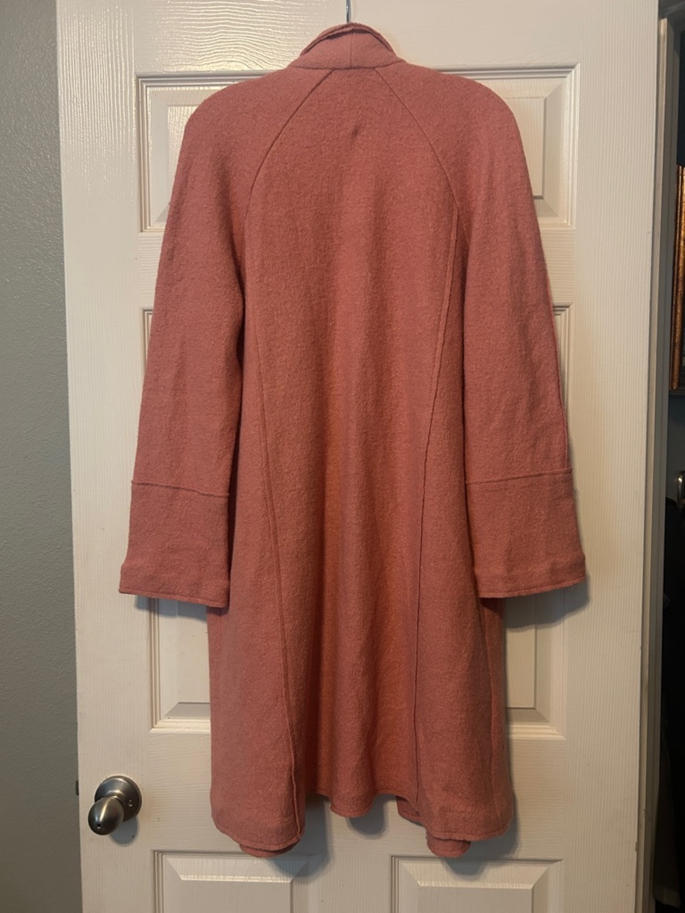 Tahari Rosewater Open-Front Duster Coat - Picture 6 of 6